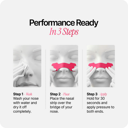Pink Nasal Strips - 30 pcs